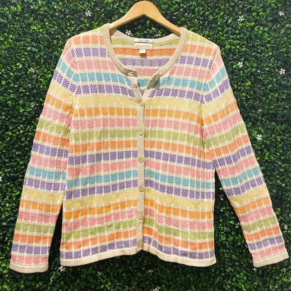 Colorful Knit Cardigan - Picture 1 of 5